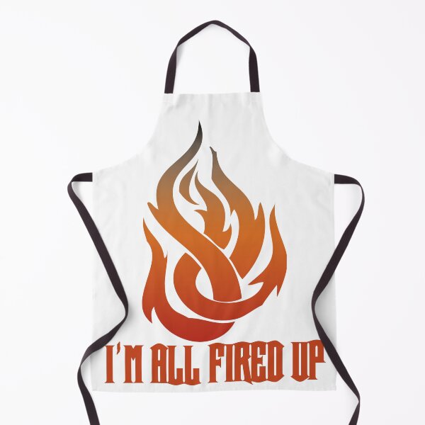 Item preview, Flame I'm All Fired Up White designed and sold by WakameDragon.