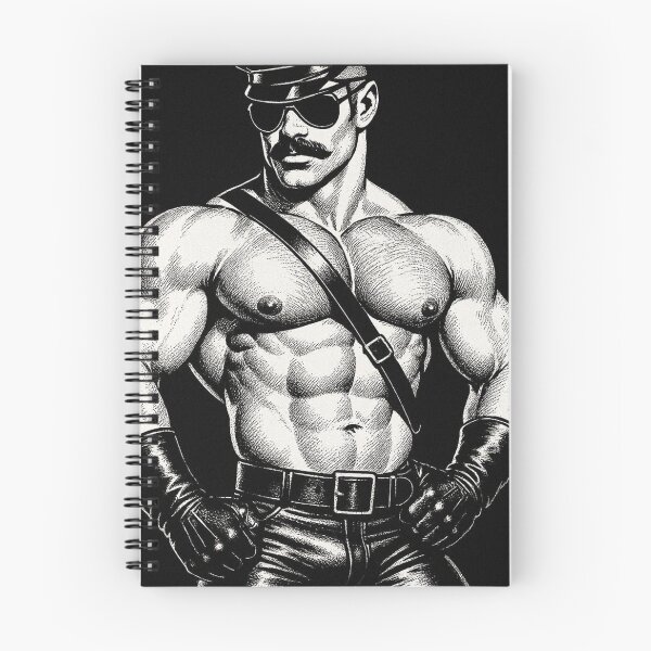 Item preview, Retro Gay Leather Uniform Daddy Tom of Finland Tribute Berlin German Pride Graphic Design designed and sold by ItsAKinkThing.