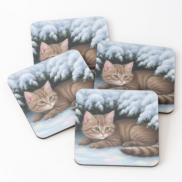 Item preview, Kittens in the snow designed and sold by LilithsDesires.