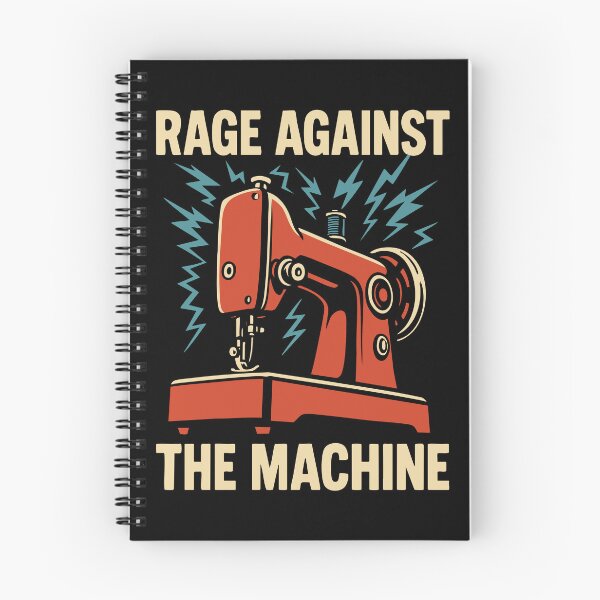 Item preview, Rage Against the Machine Funny Sewing Pun designed and sold by Victor Shadehorn.