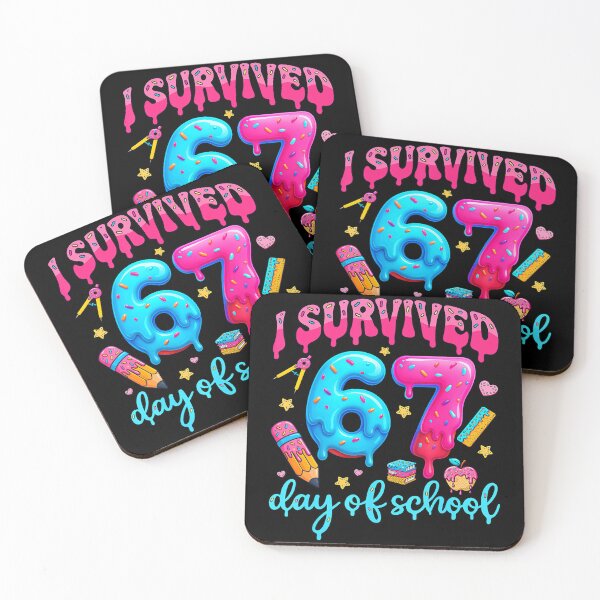 Item preview, I Survived 67 Days Of School Six Seven Meme Teacher Student  designed and sold by stanton88.