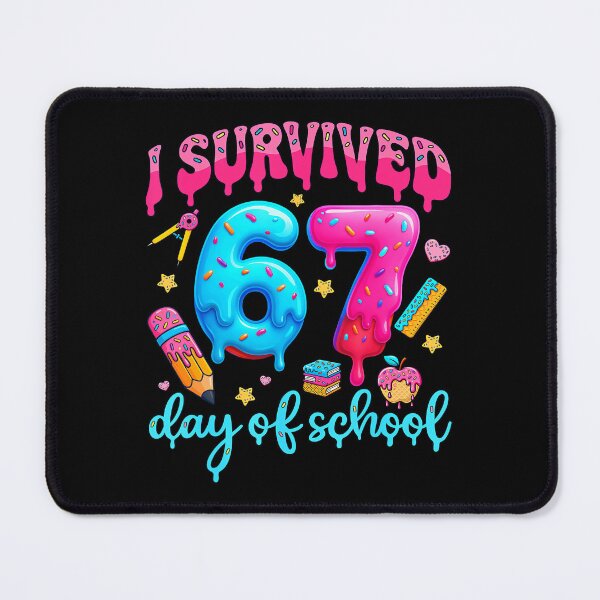 Item preview, I Survived 67 Days Of School Six Seven Meme Teacher Student designed and sold by stanton88.