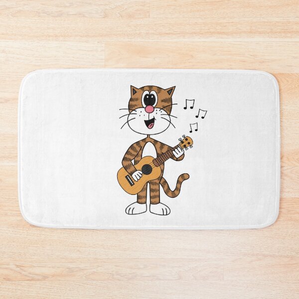 Item preview, Cat Playing Ukulele, Ukulelist Musician Music Teacher designed and sold by doodlerob.