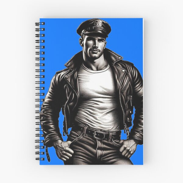 Item preview, Gay 1940s Vintage Biker Rebel Leather Tom of Finland Tribute Leather Pride Graphic Design designed and sold by ItsAKinkThing.