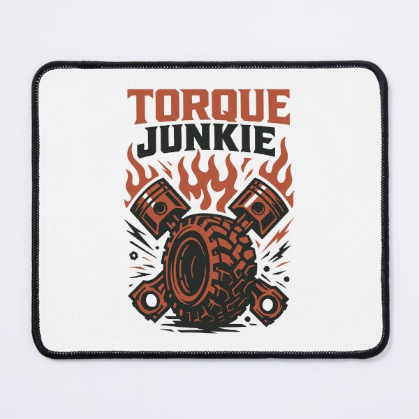 Item preview, Torque Junkie – Piston & Off-Road Tire Power designed and sold by SnappyPNG.