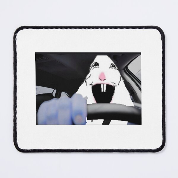 Item preview, ugly funny hamster driving meme designed and sold by cloudzer0000.