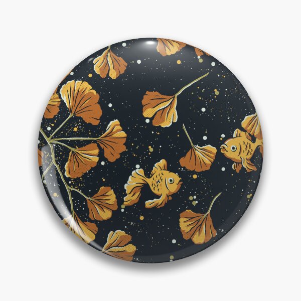 Item preview, Ginkgo Golden Fish Pattern by Tobe Fonseca designed and sold by Tobe Fonseca®.