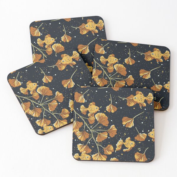 Item preview, Ginkgo Golden Fish Pattern by Tobe Fonseca designed and sold by Tobe Fonseca®.