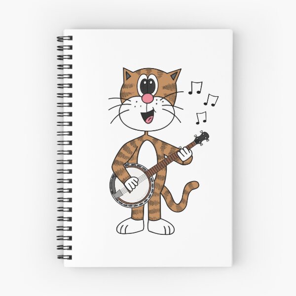 Item preview, Cat Playing Banjo, Banjoist Musician Music Teacher designed and sold by doodlerob.