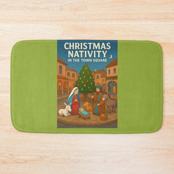 Item preview, Christmas Nativity – Holy Night in the Town Square designed and sold by EdCraftProjects.