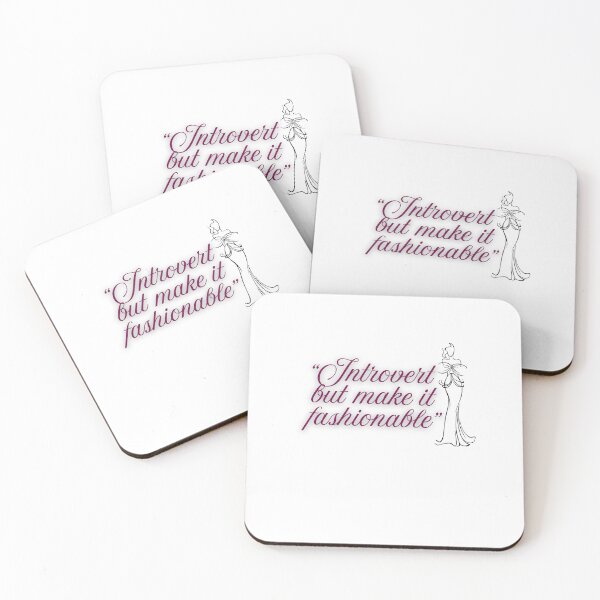 Item preview, Introvert But Make It Fashionable Quote designed and sold by SloganSauce.