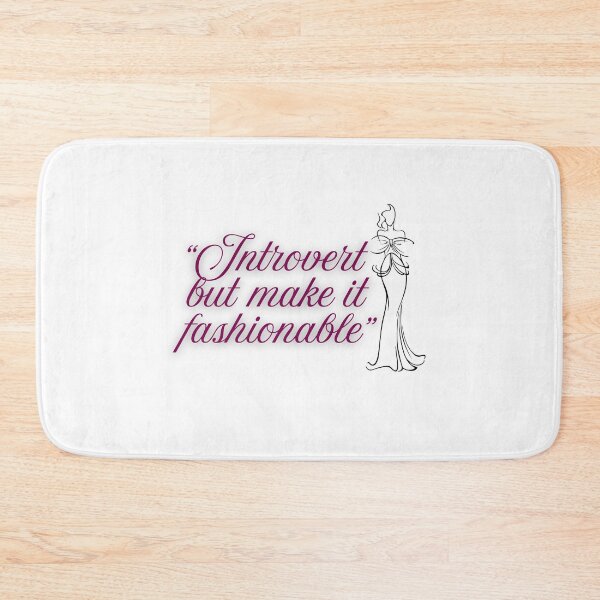 Item preview, Introvert But Make It Fashionable Quote designed and sold by SloganSauce.