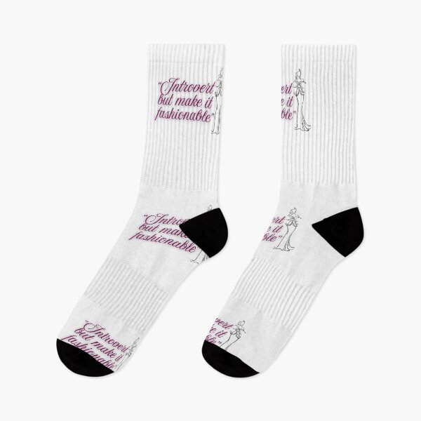 Item preview, Introvert But Make It Fashionable Quote designed and sold by SloganSauce.