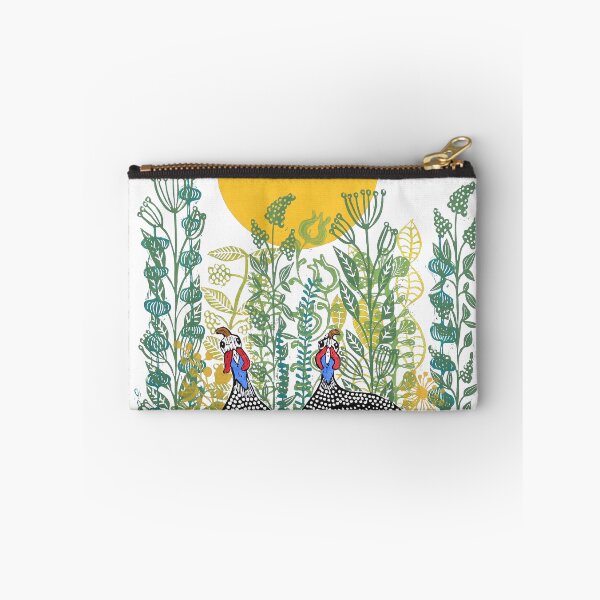 Item preview, Guinea Hens in the meadow designed and sold by printsbyMJEllis.