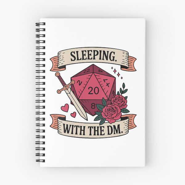 Item preview, Sleeping With The DM Dice Scene With Floral Accents designed and sold by Han1986.