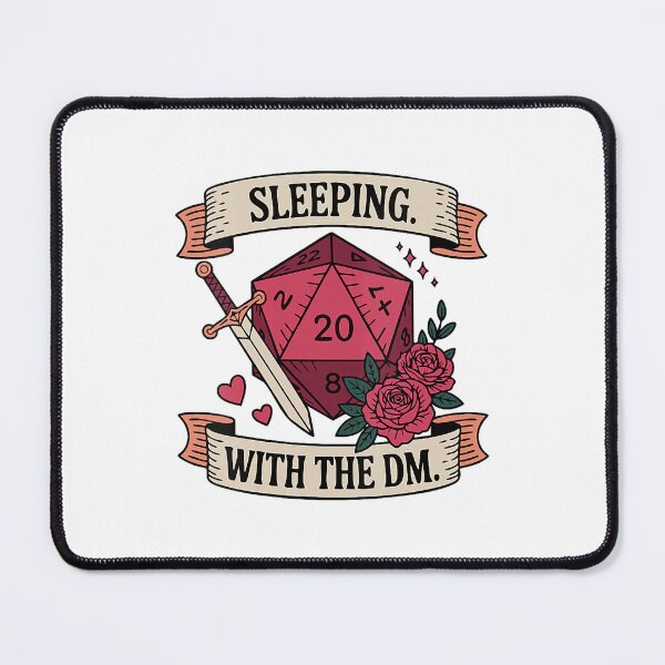 Item preview, Sleeping With The DM Dice Scene With Floral Accents designed and sold by Han1986.