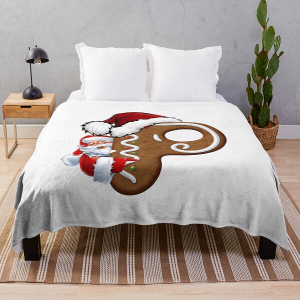 Item preview, Santa Gingerbread Letter P Christmas Cookie Alphabet Design designed and sold by Pandastore14.