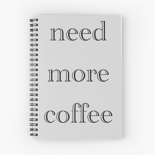 Item preview, Black and White Coffee Simple Text Design designed and sold by Resonance Frequency.