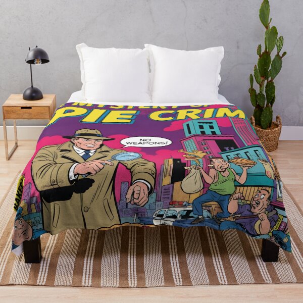 Item preview, Detective Pie Crime Retro Comic Book Cover Pop Art designed and sold by VibranPalette.