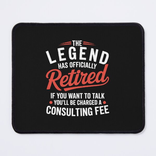 Item preview, Legend Has Retired Quote With Strong Bold Lettering designed and sold by Han1986.