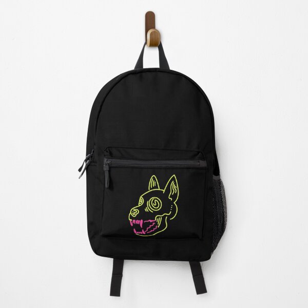 Item preview, Neon Cyber Dog Skull – Minimalist Retro Glow designed and sold by Kewessthetic.