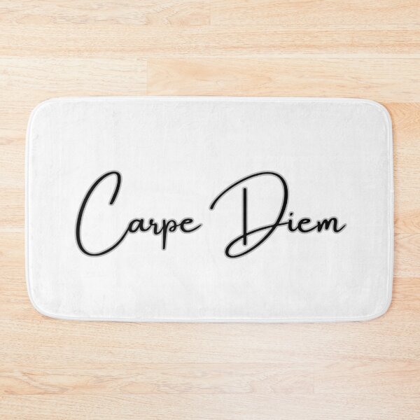 Item preview, Carpe Diem - Seize the day - do it! Curly border designed and sold by TheRubberOnion.