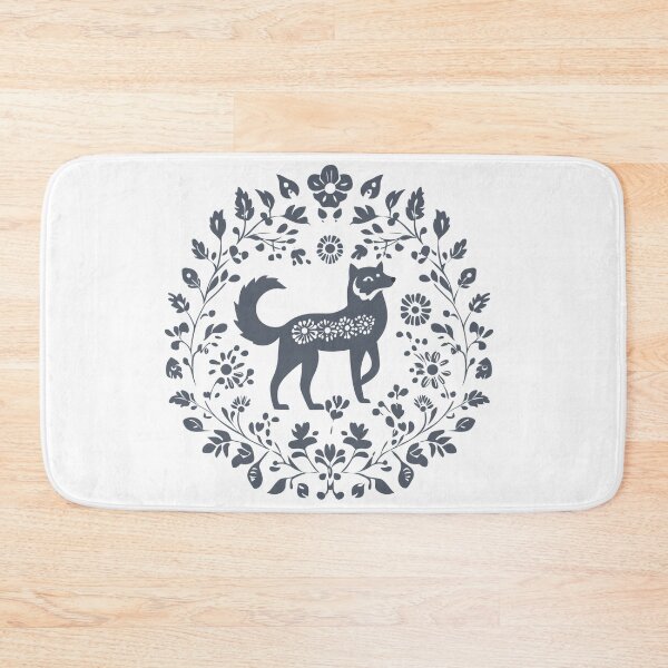 Item preview, Scandinavian folk art, Christmas Wolf designed and sold by xiao xuans.