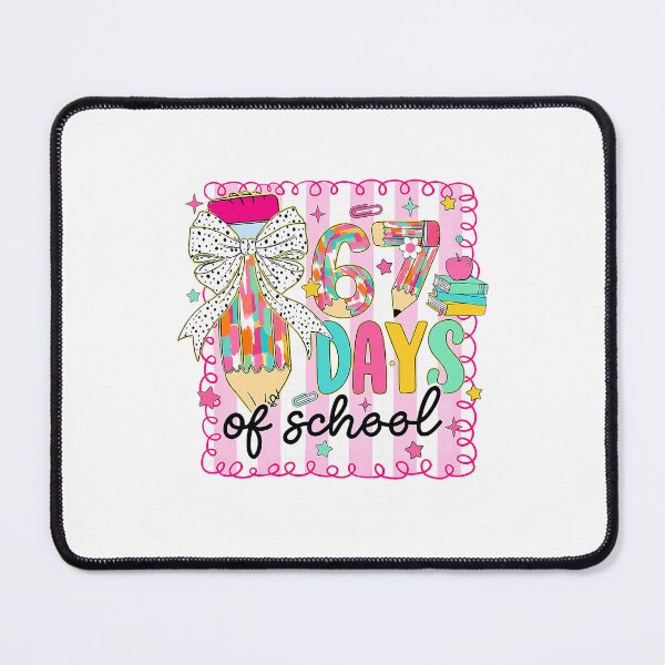 Item preview, Sixty Seven Days Of School Scene With Cute Bow designed and sold by Han1986.