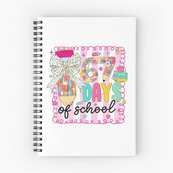 Item preview, Sixty Seven Days Of School Scene With Cute Bow designed and sold by Han1986.