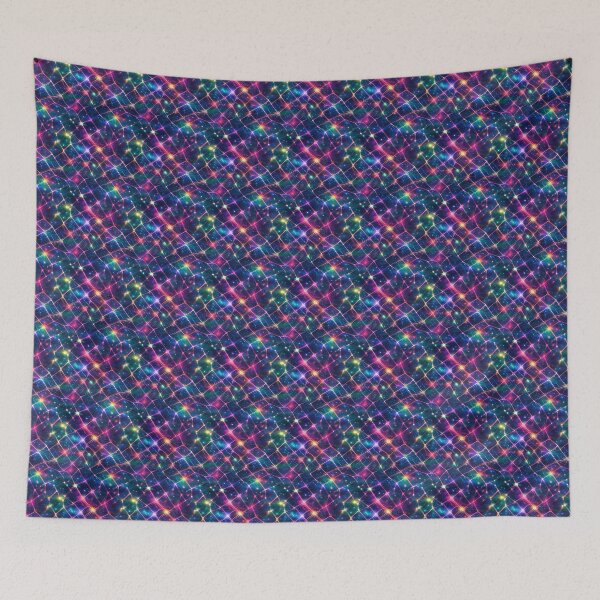 Item preview, Resonating Aurora Borealis Grid designed and sold by MidArtForge.