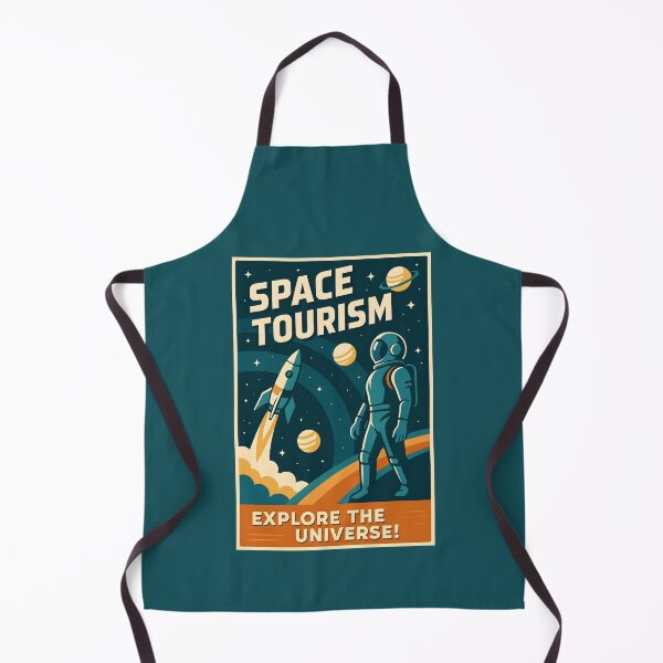 Item preview, Retro Space Tourism Poster Explore the Universe Adventure. designed and sold by The-T-In-Retro.