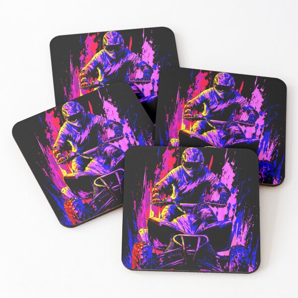 Item preview, Neon Quad Rush designed and sold by FantasyPrintVM.