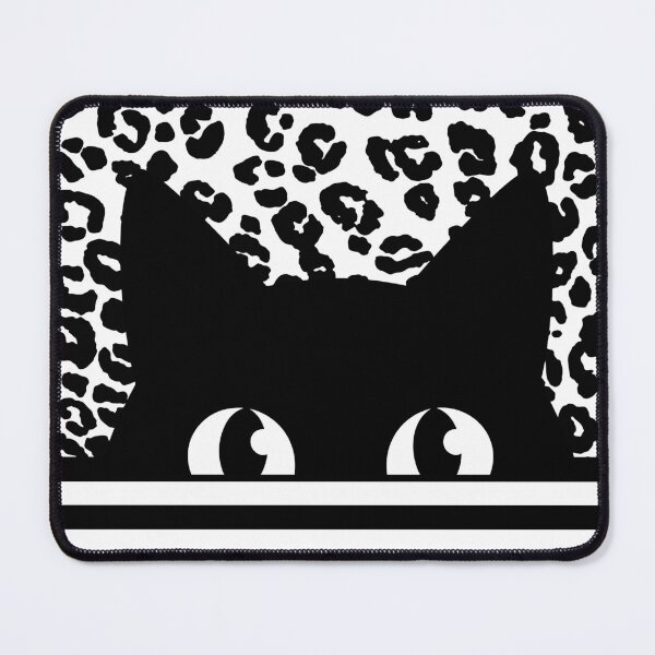 Item preview, Curious black cat – Minimalist cat motif designed and sold by Seelenzauberart.