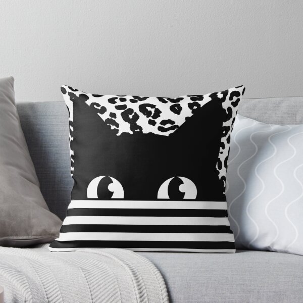 Item preview, Curious black cat – Minimalist cat motif designed and sold by Seelenzauberart.