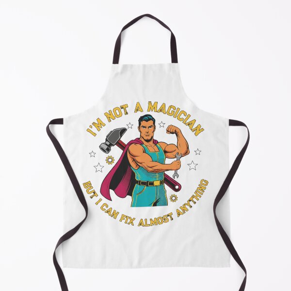 Item preview, I’m Not a Magician But I Can Fix Almost Anything – Handyman Quote designed and sold by TextMood.
