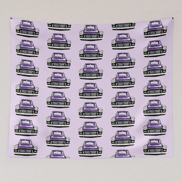Item preview, Triumph Herald classic 1960s British car bold purple designed and sold by soitwouldseem.