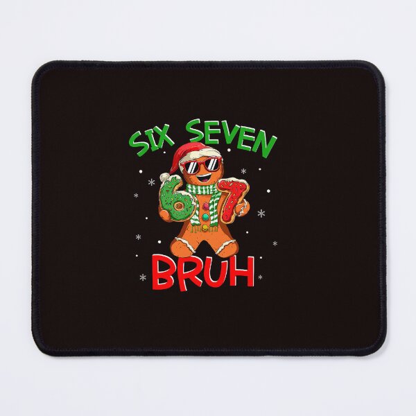 Item preview, Six Seven Bruh Gingerbread Scene With Fun Holiday Energy designed and sold by ImeldaSparks.