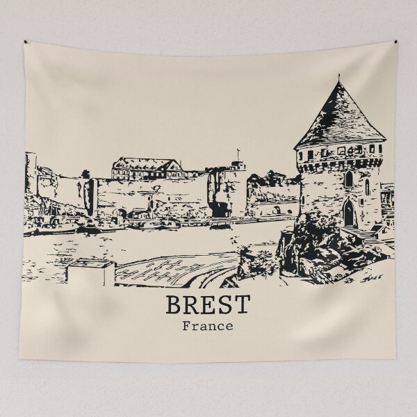 Item preview, Brest - France designed and sold by Lakeric Cityscapes.