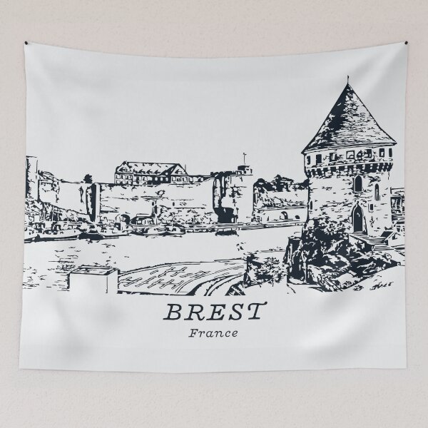 Item preview, Brest - France designed and sold by Lakeric Cityscapes.