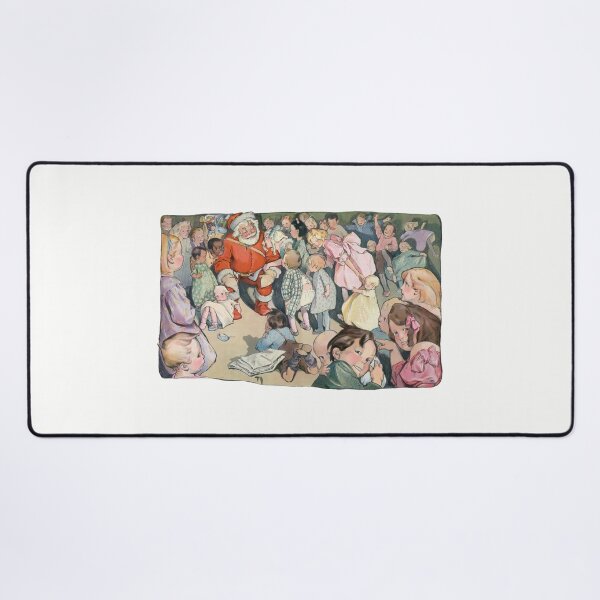 Item preview, Santa Claus and Children. Vintage Christmas Illustration designed and sold by Filologica.