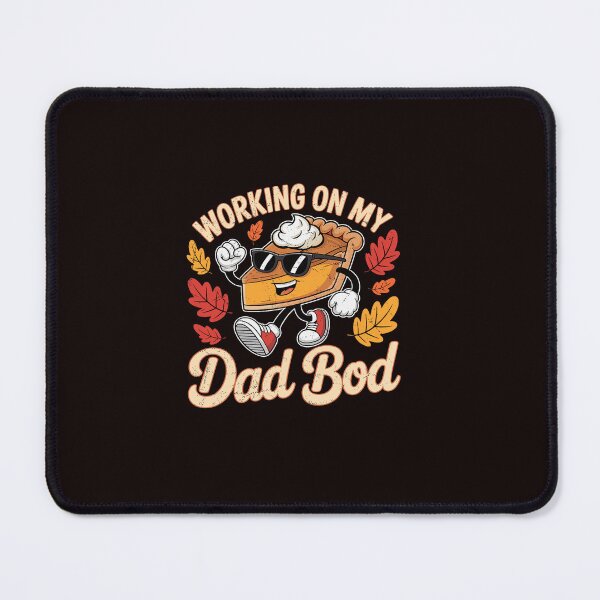 Item preview, Dad Bod Pie Character With Fun Autumn Energy designed and sold by ImeldaSparks.