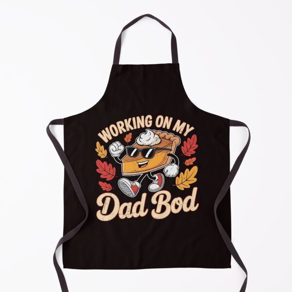 Item preview, Dad Bod Pie Character With Fun Autumn Energy designed and sold by ImeldaSparks.