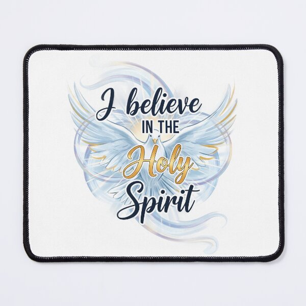 Item preview, I Believe in the Holy Spirit Dove Christian Art Design. designed and sold by loveandlightrb.