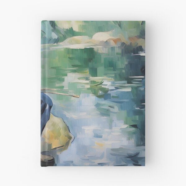 Item preview, Antique Fisherman Painting, Fishing Wall Art, Fishing Decor, River Fishing Landscape, Vintage Fishing Art, Fisherman Wall Art designed and sold by SavageVision.