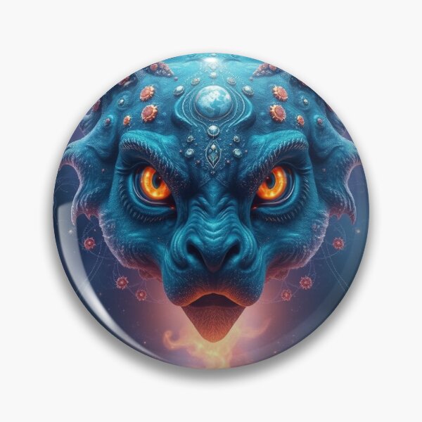 Item preview, Cosmic Dragon Spirit – Blue Flame & Celestial Power in a mystical dance of light & fantasy designed and sold by FotoworldEdel.