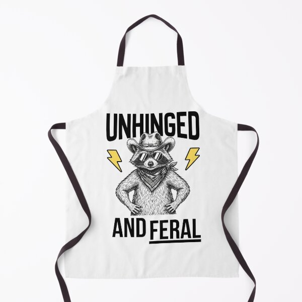 Item preview, Unhinged And Feral Raccoon Meme Funny Raccoon Cowboy designed and sold by ZACK ART.