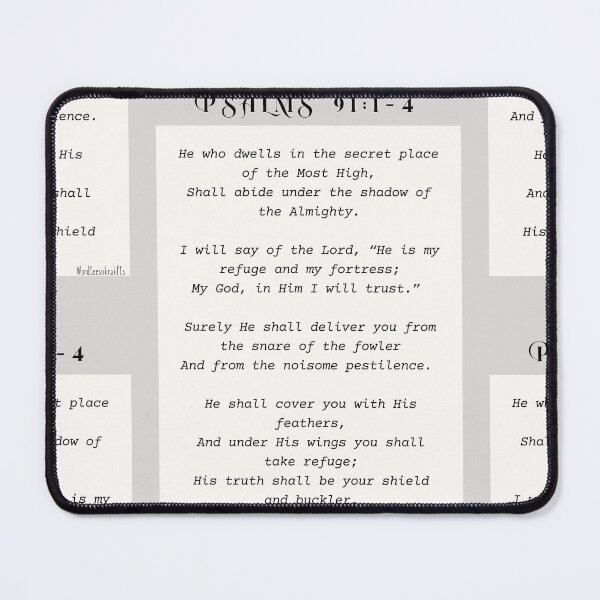 Item preview, Psalm 91 : 1 - 4 designed and sold by Wordtees & Crafts .