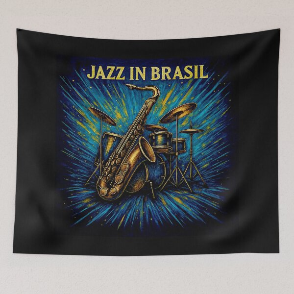 Item preview, Jazz in Brazil music poster#4 designed and sold by Helios Be. Lavsh.