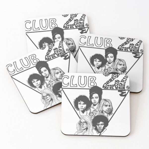 Item preview, CLUB 27 2 Retro Tribute Illustration Featuring Iconic 27 Club Portraits designed and sold by Joymurysoa.
