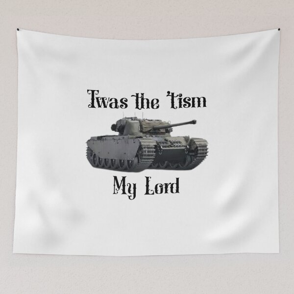Item preview, Twas the 'Tism my lord (Centurion Mk 1) designed and sold by BarracksWear.